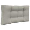 Outdoor Sofa Cushions 3 Pcs Gray Polyester