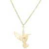 Hummingbird Pendant Necklace, Women's Stainless Steel Minimalist Jewelry