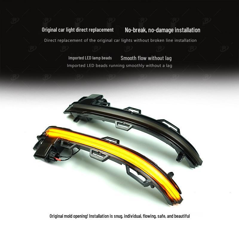 BMW X4 (2015+) Rearview Mirror Sequential Blue Turn Signal Light Modification