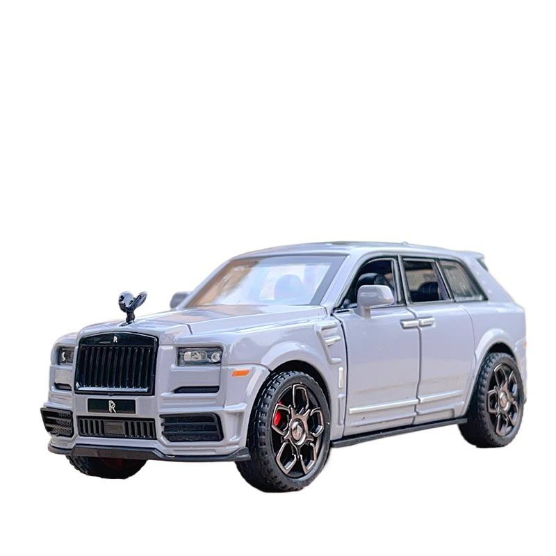 1/36 Rolls Royce Cullinan Alloy Car Model Simulation Diecast Metal Toy Vehicles Model Sound and Light Collection Children Gift