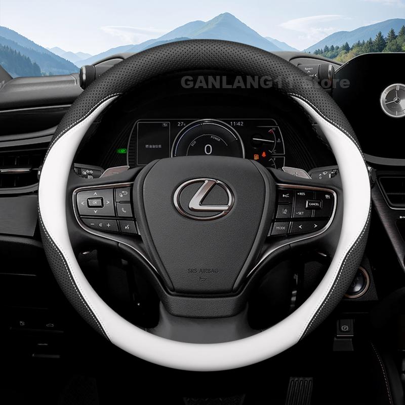 Leder Lenkradbezug für LEXUS RX NX UX ES TX LX600 LM GX LS TXL VX Serie Auto Lenkrad LEXUS RX Zubehör