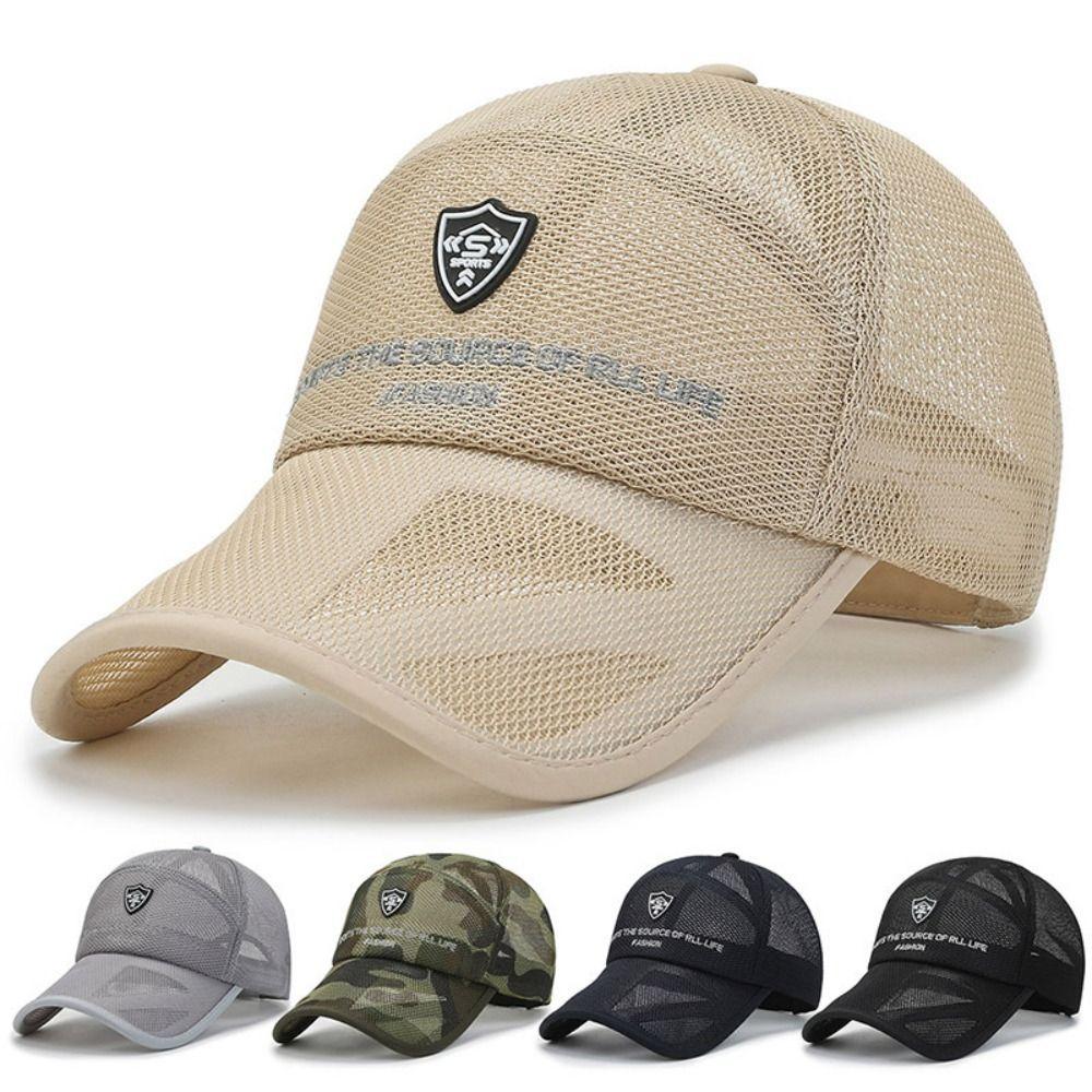 

Quick Dry Summer Baseball Cap Full Mesh Outdoor Sports Hats For Man Women Unisex темно-синього кольору