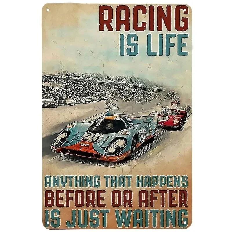 Metal Tin Poster 80s GTI Sports Classic Car Retro Metal Tin Sign Plaque Poster for Bar Club Wall Home Vintage Wall Plate Pendant