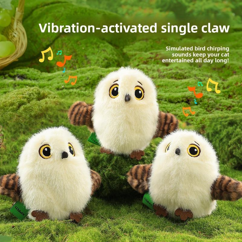 New Electric Cat Toy - Realistic Bird Toy - Self-amusement and Stress-relief Gadget - Automatic Cat-entertaining Sound Toy