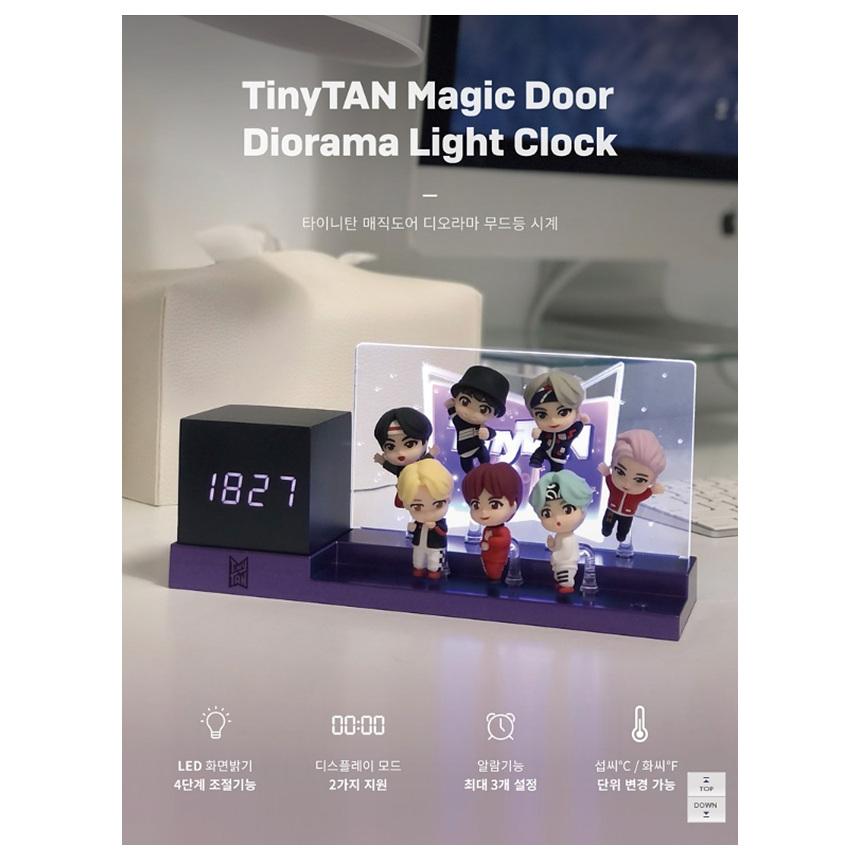

BTS Tinytan Magic Door Diorama Mood Light Clock