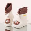 Zapatos para Niños, Zapatos para Niñas, Botas de Lluvia Lindas y de Dibujos Animados, Zapatos de Agua hasta la Mitad de la Pantorrilla, Diseño Antideslizante