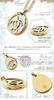 (Aloha Lokahi) Hawaiian Jewelry Necklace, Surgical Stainless Steel, Honu (Sea Turtle), Yellow Gold, Figaro Chain (2mm Stainless Steel Width)