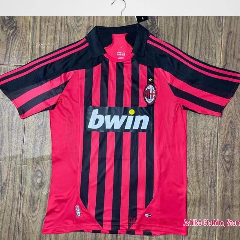 AC Milan Jersey Collection: Home & Away with Kaka & Ronaldo, 06/07 - 13/14