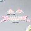 Creative Cat Ears Lolita Lace Headband Jk Kawaii Barrettes Hair Accessories Ribbon Bow Ruffled Headband Girls