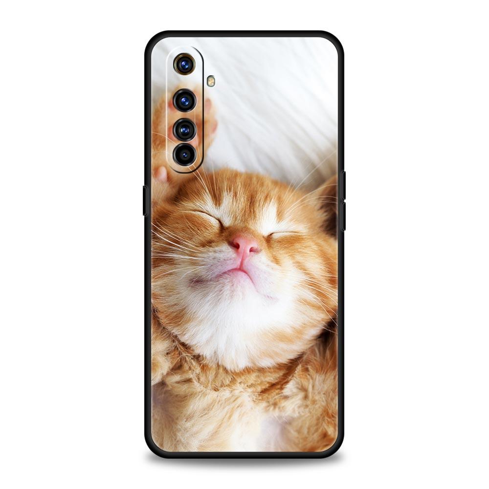 

Мультяшные милые коты для Realme GT Neo2 3 чехол для телефона Realme 9 8 7 6 GT2 Pro Plus 5G 8i 9i C3 C21 C11 C25 C35 C21Y Coque Realme 9 Pro Plus