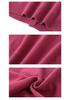 Women's Embroidered Wool Cardigan - Grandma's Warm Round Neck Sweater for Autumn/Winter