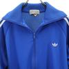 adidas 70s Vintage Descente Trefoil logo Track jacket 4 blue Men's Used