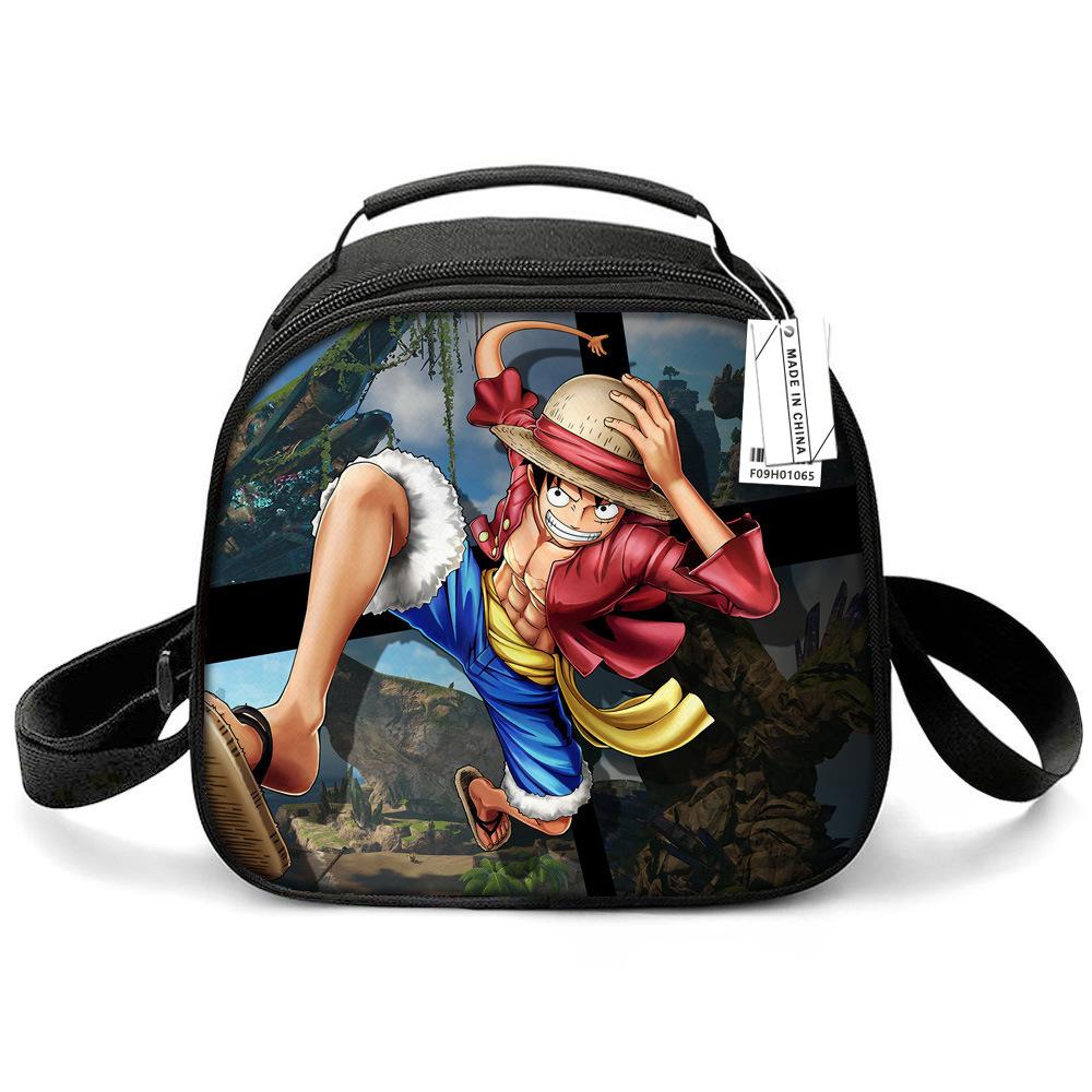Animation Lunch Box Thermal Insulation Bag Lunch Bag Student Thickened Aluminum Foil Nautical King Storage Thermal Insulation Meal Bag Ice Bag