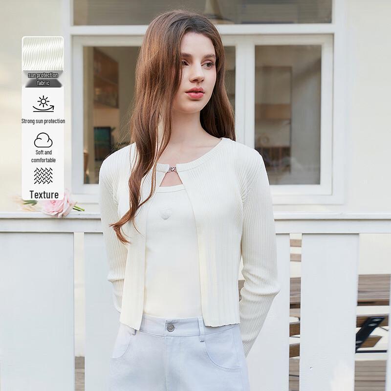 

Ledin Classic Slim-Fit Cropped Knitted Cardigan M