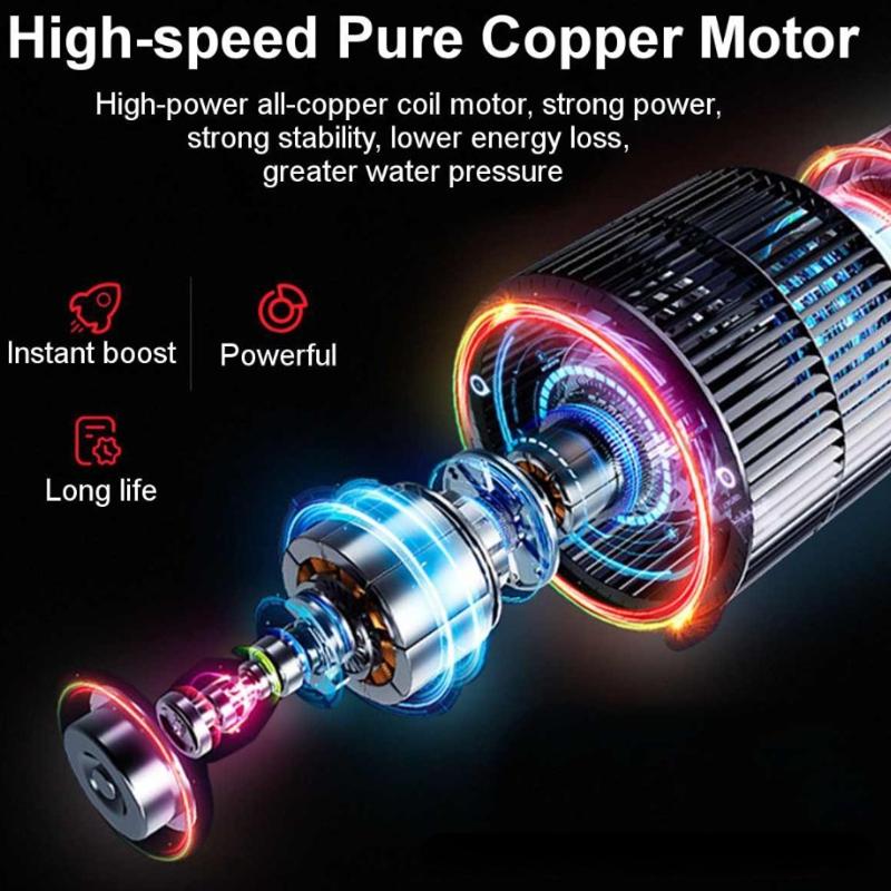 Wireless High Pressure Car Washer Car Wash Washer Gun Spray Rechargeable Water Gun Machine