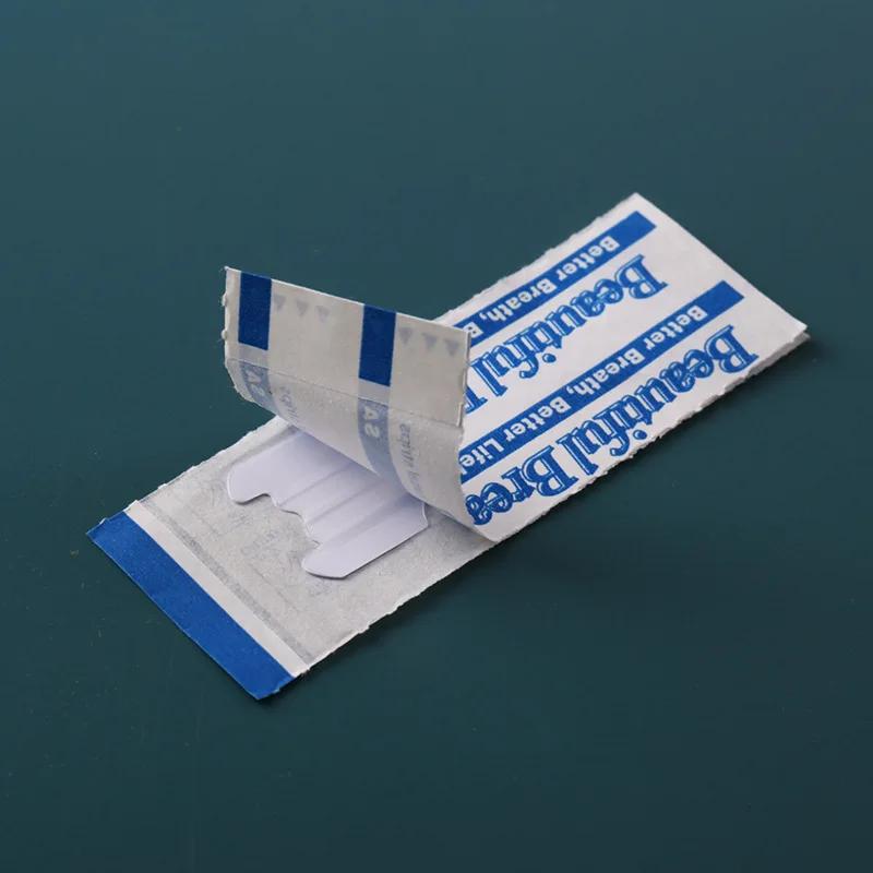 Durable And Safe 300/200/100/Pcs Transparent Breath Nasal Strips 2 Supports Anti-Snoring Nose Patch For Good Sleeping Better Breathing Aid Decive