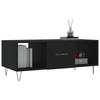 Coffee Table Black 102x50x40 Cm Particleboard