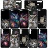 for Samsung Galaxy S25 S24 S23 S22 S20 S21 Ultra FE Plus A17 A37 A57 A56 A55 A06 A16 A15 A36 A26 A35 A05 A25 A54 A34 S10 Phone Case Owl Cover