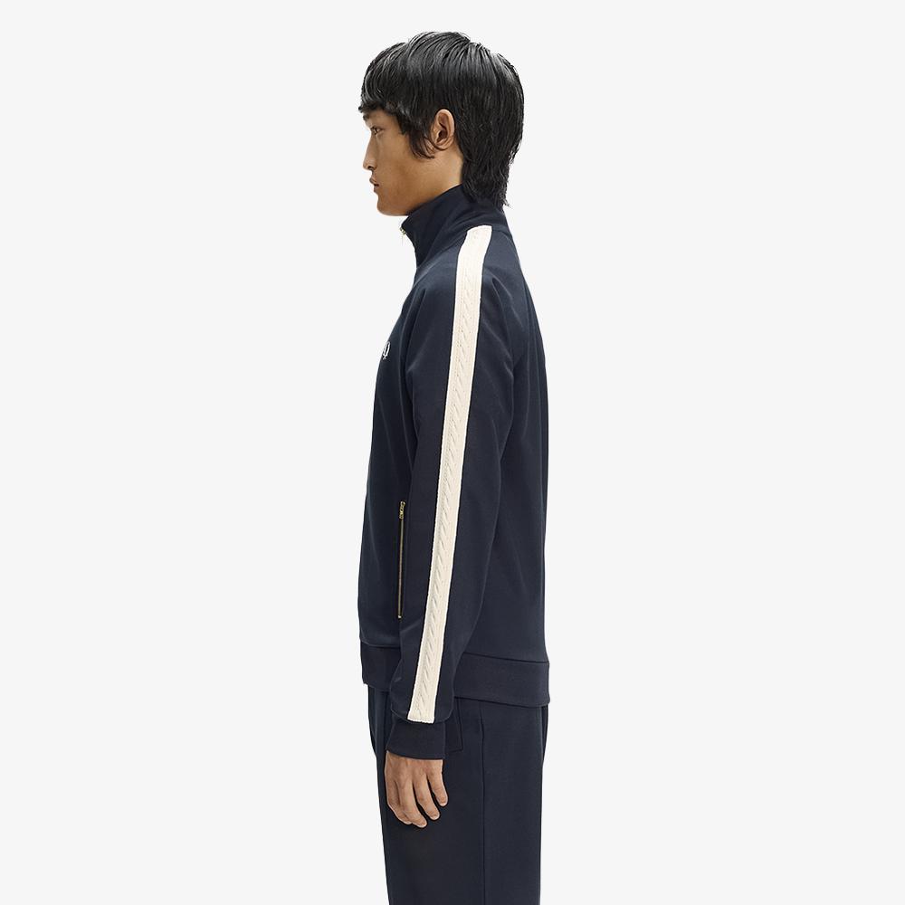Fred Perry [Sharp] Cable Tape Track Jacket - Navy Afpm2612331-608