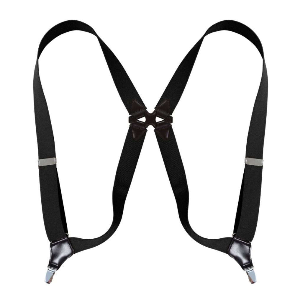Adjustable Men's Suspenders Braces X Shape Trouser Straps Belt Braces Suspenders  Wedding Party