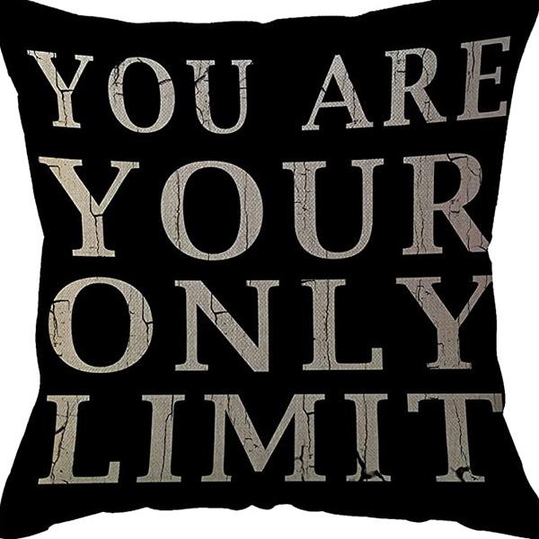 New Morandi Simple Abstract Style Pillow Linen Print Pillow Case Decorative Home Pillow Case