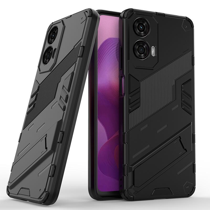 Suitable for MOTO G24 punk phone case Motorola edge60Fusion bracket G04 protective case