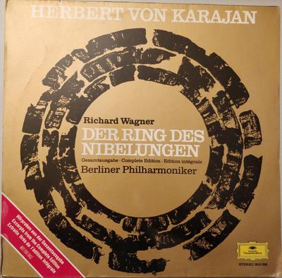 LP Record HERBERT VON KARAJAN  RICHARD WAGNE  Der Ring Des Nibelungen Hrproben  2810022 Deutsche Grammo Europe Classical Used