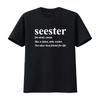 Go All Out Adult Seester Like A Sister Only Cooler T Shirt Vintage Washed Fashion Unisex Soft Top For Everyday Wear