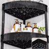 3/4/5 Layers Large Capacity Storage Rack with Wheels Movable Snacks Rack Trolley Holders Cart Shelf Kitchen Bathroom Organizer