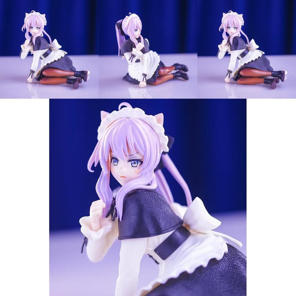 Cat Ear Magical Maid Irina Grey Anime Figure Stunning Pvc Collectible Model
