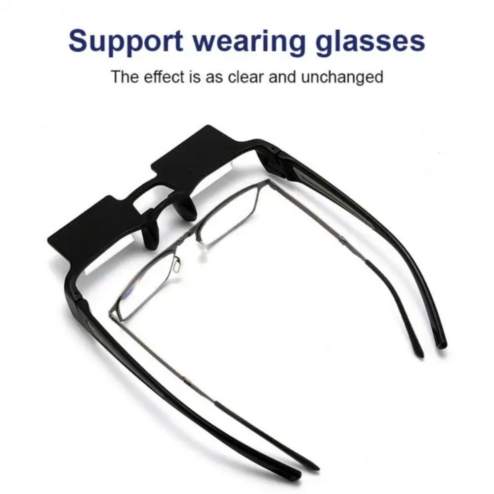 Upgrade Ultra-light Lazy Fishing Glasses Lying Watching TV Horizontal Reading Mirror for Lying Reading Special Practical Eyewear