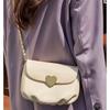 Customer order 2025 new white bag women's simple and versatile shoulder messenger cloud bag chain small lady messenger bag