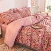 Four-piece Bedding Washed Cotton Single Double Student Three-piece Bed Linen Quilt Cover Pillowcase