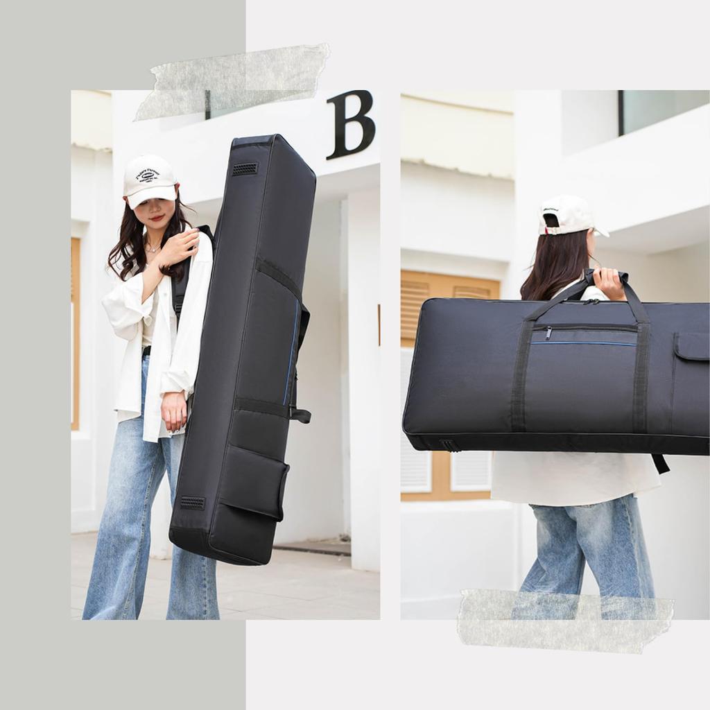 KaminoKa Keyboard Electronic Piano and Instrument Storage Case 88 2-Way Bag, Bag, (for keys)