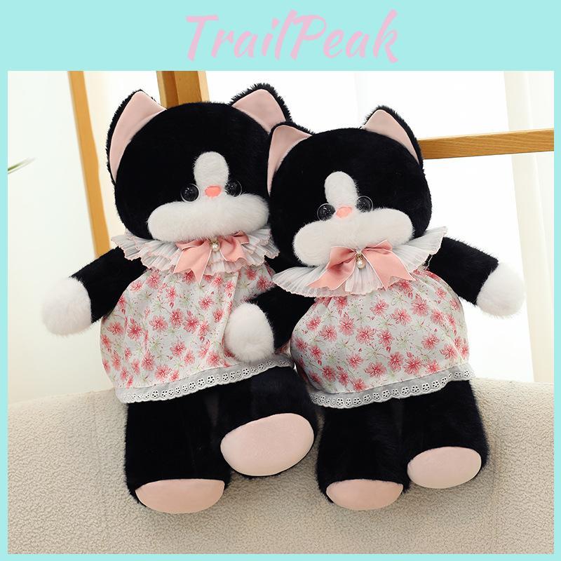 Cute And Realistic Cat Plush Toy Doll Sleep Pillow For Girls Soft Cuddly Gift