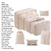 8 Pieces Set Travel Organizer Storage Bags Suitcase Organizer Bags Clothes Shoes Cosmetics Toiletries Storage Bags for Travel