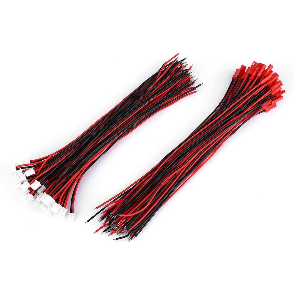 50Pcs Universal Female Male 2Pin Extension Wire Cable Electric Guitar Accessories 21cm
