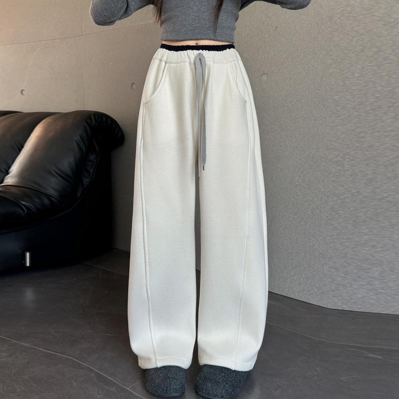 Girls' 2025 Fleece Scimitar Pants: Stylish and Casual Autumn/Winter Sweatpants for Big Kids