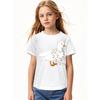 European Sizes Christmas Call Duck Graphic Kid T-Shirt | Casual, Trending Tees Tops for Kids, Crew Neck, Short Sleeve, All-season