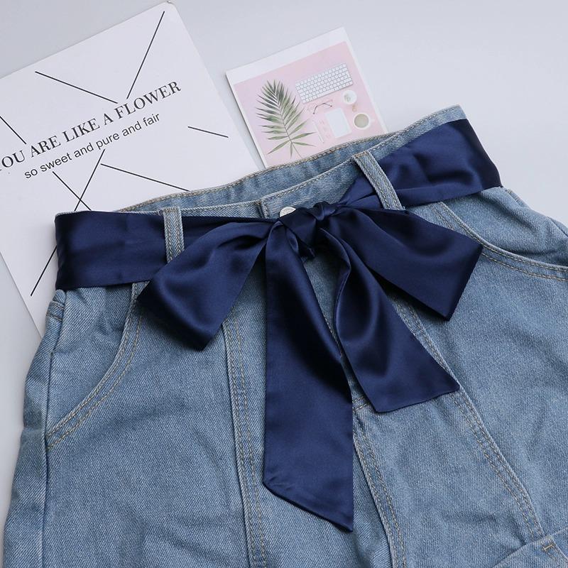 

1pcs Fashion Solid Color Extra Long Wide Ribbon Belt Skirt Jeans Belt Bridesmaid Dress Bride Wedding Dress Decor Accessories