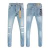 STREETRICH Nejvyšší kvalita Džíny Muži Ženy Móda Křížový Trend Retro Trend Malování Nízký Pas Strečové Skinny Roztrhané Ošoupané Kalhoty
