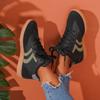 Autumn and Winter New High-top Casual Sports Shoes Large Size Lace-up Flat Bottom Non-slip Round Head Lace-up Women's Single Shoes