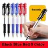 6pcs Retractable Ballpoint Pens, 0.5mm Medium Point, Carbon 0.5mm Lead, Large Capacity, Upright Position, Stationery Supplies