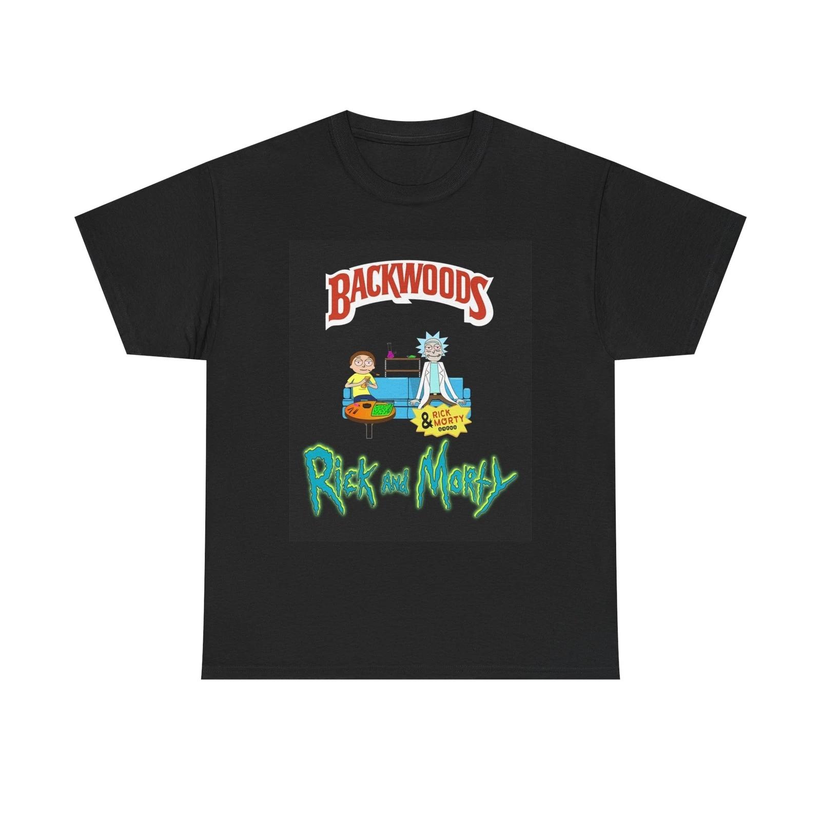 Men s and Women s T-shirts Rick And Morty BackWoods XXXXL