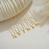 Initial Necklaces for Women Trendy, 14K Gold Plated Dainty A-Z Letter Pendant Necklaces Cute Personalized Name Necklace Non Tarnish Fashion
