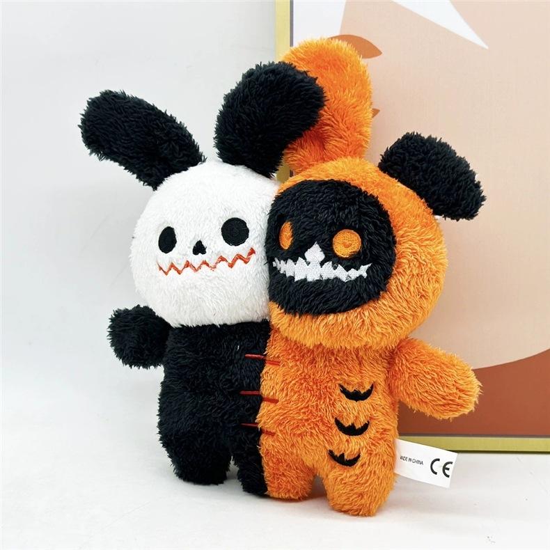 Double Headed Ghost Doll, Children's Funny Plush Toy, Halloween Decoration Gift, Funny Full Cup Doll