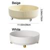 Large Capacity Makeup Storage Tray Round Spinning Organizer  Bathroom