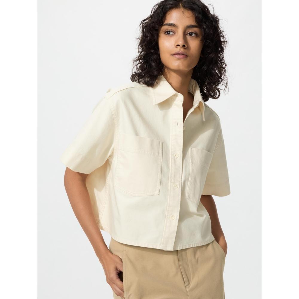 Uniqlo Denim Boxy Shirt  Part 5 