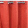 Czerwona zasłona z płótna bawełnianego 140x250