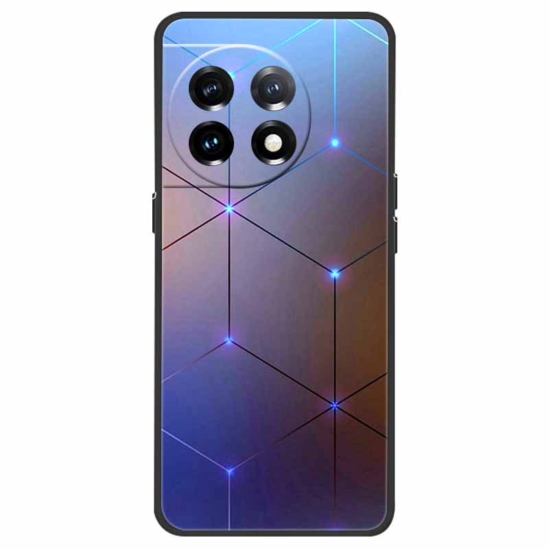 Für OnePlus 11 Hülle OnePlus11 5G Stoßfest Weiches Silikon TPU Rückseite für OnePlus 11 One Plus 11 5G Handyhüllen Niedliche Katze Wolf